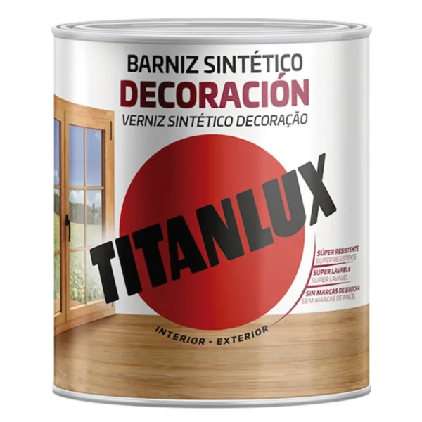 Barniz Satinado Incoloro Titanlux 750 Ml M11100034