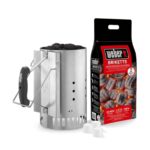 Kit de encendido Weber Rapidfire con chimenea, briquetas y pastillas de encendido