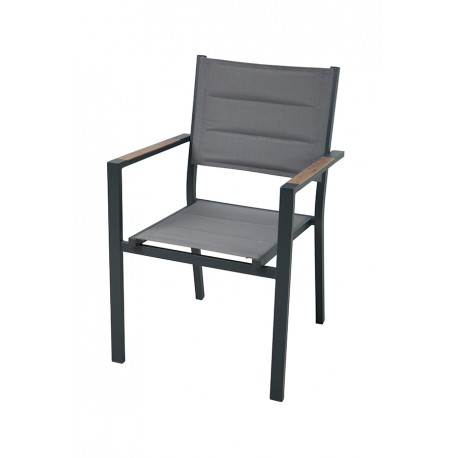 SILLON ALUM/TEXT ROMA
