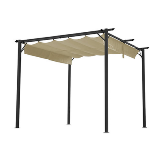 CENADOR ACERO C/TOLDO CORR 3X3