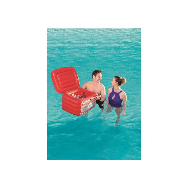 NEVERA HINCHABLE FLOTANTE TOCADISCOS DE BESTWAY 61x53CM