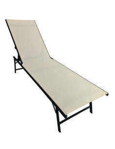 TUMBONA RELAX ACERO 5P BEIGE