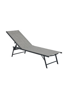 TUMBONA RELAX ACERO 5P GRIS